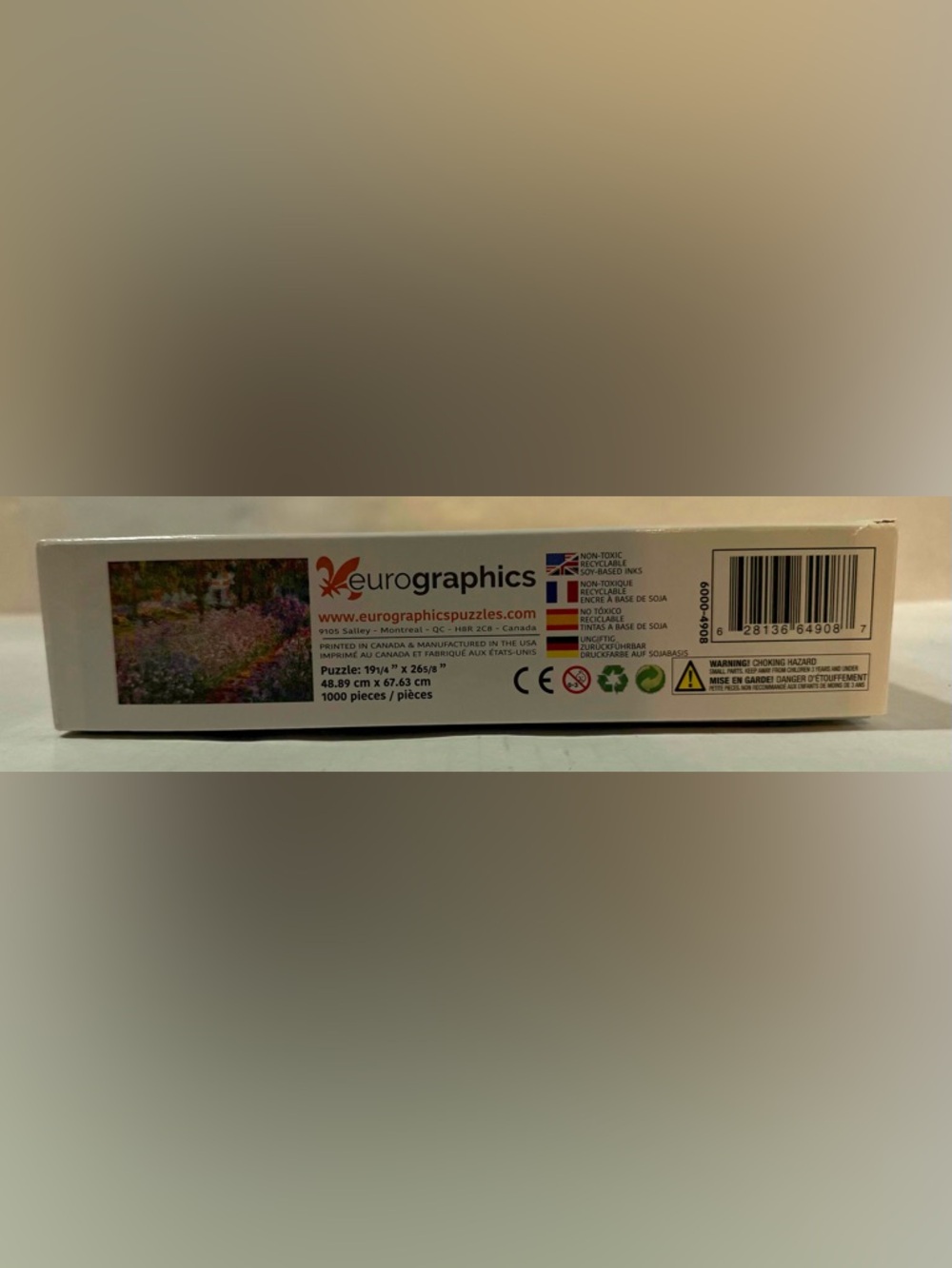 Eurographics Monet's Garden 1000 Piece Puzzle Fine Art Collection - Picture 6 of 7